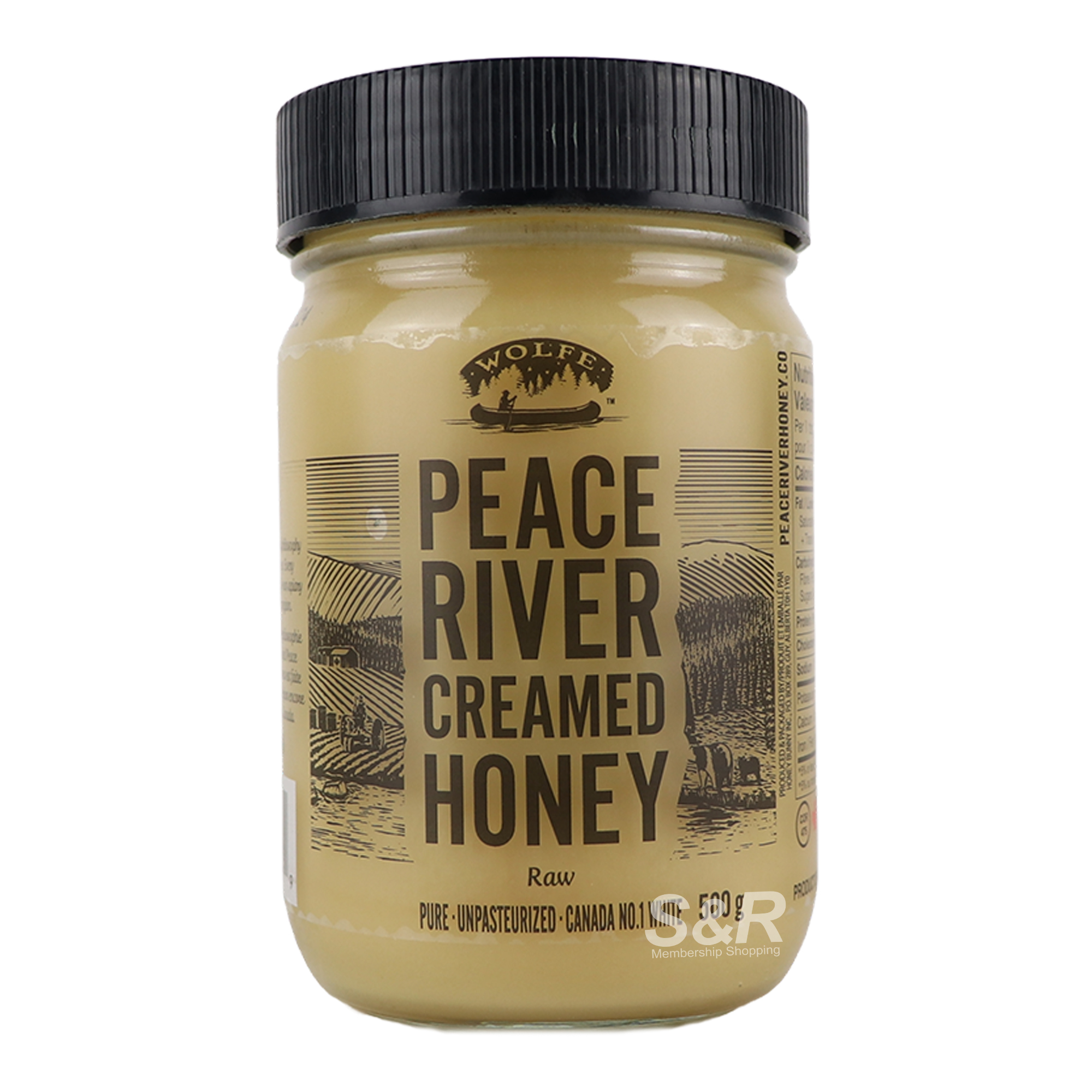 Wolfe Peace River Creamed Honey 500g